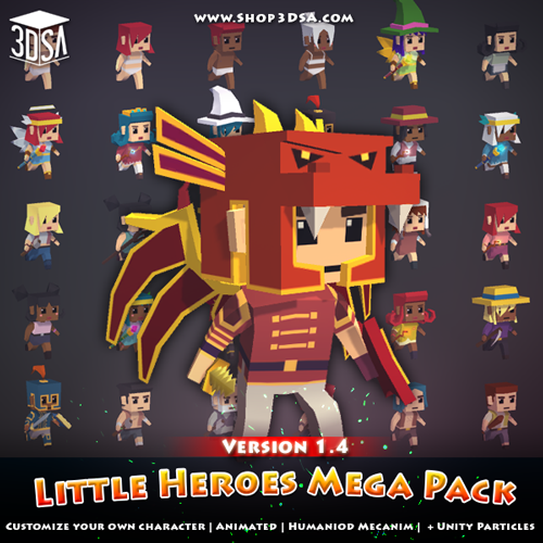 More assets! Customize your own unique looking characters now!