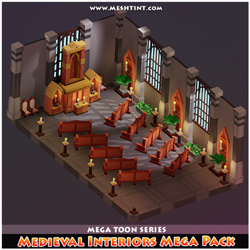 Medieval Interiors Mega Pack updated!