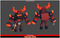 Demon King Toon Meshtint 3d model unity low poly game fantasy creature monster evolution Pokemon