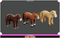 Farm Horse Cute Meshtint 3d model unity low poly game zoo animals animal village cow cattle rpg