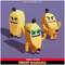 Fruit Banana Toon Humanoid Mecanim Meshtint 3d model character unity low poly game food cooking