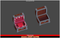 Mimic Chest Sliver Toon Meshtint 3d model unity low poly game fantasy evolution Pokemon treasure
