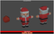 Christmas Toon Meshtint 3d model character unity low poly game Santa nutcracker tree elf gingerbread