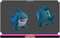 Shark Baby Pirate Evolution Cute Humanoid Mecanim Meshtint 3d model character unity low poly game