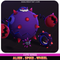 Alien Spike Wheel Wreck Cute Meshtint 3d model unity low poly game sci fi science fiction evolution