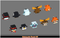 Boximon Pack 09 Mega Toon Series Mesh Tint Shop3DSA Unity3D Game Low Poly Download 3D Model