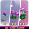 Bud Bloom Blossom Evolution Cute Flower plant Meshtint 3d model unity low poly creature monster