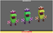 Toon Enemies Pack 1.1 Mesh Tint Shop3DSA Unity3D Game Low Poly Download 3D Model