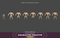 Character Creator SimP Series 1.5.1 Mesh Tint Shop3DSA Unity3D Game Low Poly Download 3D Model