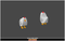 Farm Animals Mega Toon Goat Sheep Chicken Chick Pig Donkey Cow Meshtint 3d boxy low poly cute