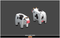 Farm Animals Mega Toon Goat Sheep Chicken Chick Pig Donkey Cow Meshtint 3d boxy low poly cute