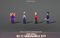 CUBE Sci Fi City Meshtint 3d model character unity low poly modular science fiction future robot