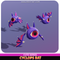 Cyclops Bat Cute Meshtint 3d model modular character unity low poly game fantasy creature monster