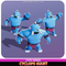 Cyclops Giant Cute Meshtint 3d model unity low poly game fantasy creature monster evolution Pokemon