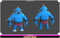 Monsters Ultimate Cute Meshtint 3d model unity low poly game creature goblin cyclops devil eyeball