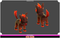 Dog Bark Cute Hell hound fire Meshtint 3d model unity low poly game sci fi evolution evolve Pokemon