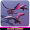 Dragon Darkness Cute Meshtint 3d model unity low poly game fantasy creature monster Pokemon