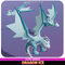 Dragon Ice Cute Meshtint 3d model unity low poly game fantasy creature monster evolution Pokemon