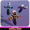 Eyeball Mage Cute Meshtint 3d model unity low poly game fantasy creature monster evolution Pokemon