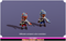 Female Knight Cute Meshtint 3d model modular character unity low poly game fantasy girl woman black