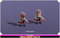 Female Knight Cute Meshtint 3d model modular character unity low poly game fantasy girl woman black