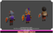 Female Knight Cute Meshtint 3d model modular character unity low poly game fantasy girl woman black