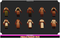 Female Peasant Modular Cute farm farmer Meshtint 3D models low poly Unity girl villager town human