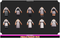 Female Peasant Modular Cute farm farmer Meshtint 3D models low poly Unity girl villager town human