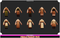 Female Peasant Modular Cute farm farmer Meshtint 3D models low poly Unity girl villager town human