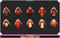 Female Peasant Modular Cute farm farmer Meshtint 3D models low poly Unity girl villager town human