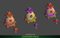 Fungusa Pack 1.1 Mesh Tint Shop3DSA Unity3D Game Low Poly Download 3D Model
