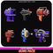 Guns Cute Meshtint 3d model unity low poly game sci fi science fiction rifle shotgun blaster laser