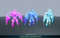 Crystal Guardian 1.1 Mesh Tint Shop3DSA Unity3D Game Low Poly Download 3D Model