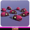 lurker worm Meshtint 3d model unity low poly game nft fantasy creature monster evolution Pokemon