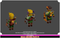 Cute Male Archer Modular Meshtint 3d model character unity low poly game fantasy hero elf elves