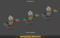 Fantasy Character Pack 01 1.5 Mesh Tint Shop3DSA Unity3D Game Low Poly Download 3D Model