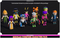Modular Cyberpunk Characters Cute Meshtint 3d model unity low poly game sci fi science fiction