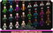 Modular Cyberpunk Characters Cute Meshtint 3d model unity low poly game sci fi science fiction