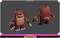 Mole Rat King Cute Meshtint 3d model unity low poly game fantasy monster evolution evolve Pokemon