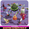 Monsters Ultimate Cute Meshtint 3d model unity low poly game evolution Pokemon bug insect butterfly