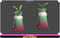 Moth Celestial Cute Meshtint 3d model unity low poly game monster evolution Pokemon bug insect