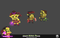 Orcs Mega Pack 1.5 Mesh Tint Shop3DSA Unity3D Game Low Poly Download 3D Model