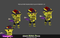 Orcs Mega Pack 1.5 Mesh Tint Shop3DSA Unity3D Game Low Poly Download 3D Model