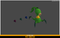 Polygonal Pea Shooter Mesh Tint Shop3DSA Unity3D Game Low Poly Download 3D Model