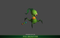 Pea Shooter 1.1 Mesh Tint Shop3DSA Unity3D Game Low Poly Download 3D Model