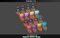Pirate Ships Pack Mega Toon Series Mesh Tint Shop3DSA Unity3D Game Low Poly Download 3D Model