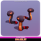 Snakelet Cute Baby snake Meshtint 3d model unity low poly game fantasy creature monster