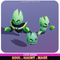 Soul Haunt Mage Evolution Cute Meshtint 3d model unity low poly game fantasy ghost evolution Pokemon