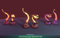 Fire Creatures Pack 1.2 Mesh Tint Shop3DSA Unity3D Game Low Poly Download 3D Model