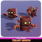 Treant Minion Cute Meshtint 3d model unity low poly game fantasy monster evolution Pokemon tree